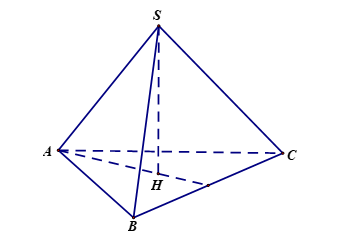 Cho hình chóp tam giác đều $S.ABC$ có cạnh bên bằng $2a$, đường ...